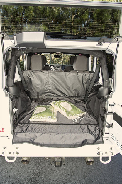 Rugged Ridge C3 Cargo Cover W/O Subwoofer 07-18 Jeep Wrangler JKU 4 Door Rugged Ridge Car Covers