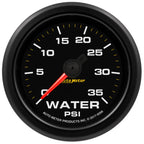 Autometer Extreme Environment 2-1/16in 35PSI Water Pressure Gauge w/ Warning AutoMeter Gauges