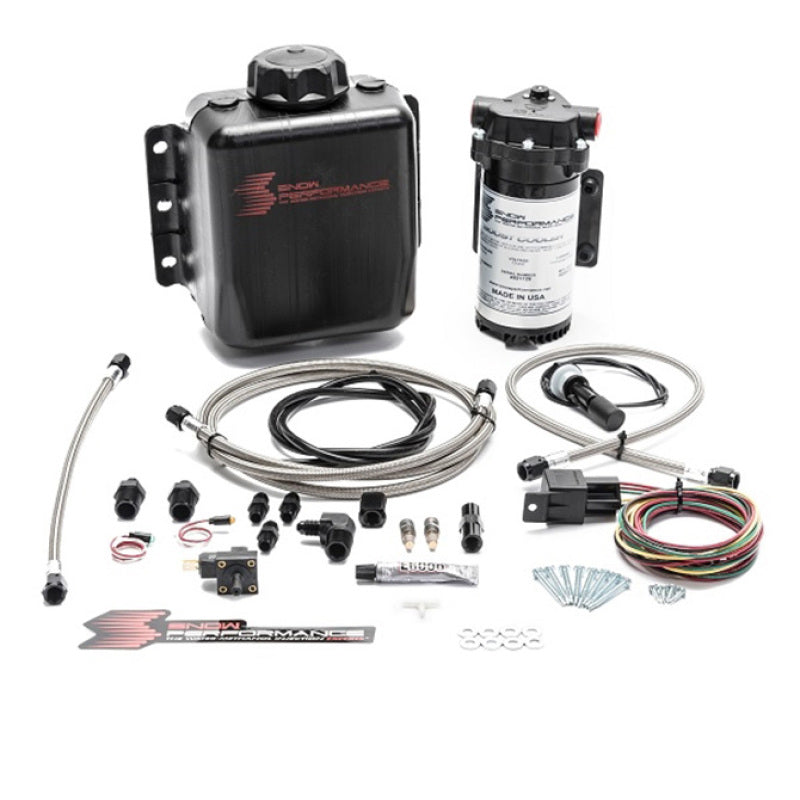 Snow Performance Stg 1 Boost Cooler F/I Water Injection Kit (Incl. SS Braided Line and 4AN Fittings) Snow Performance Water Meth Kits