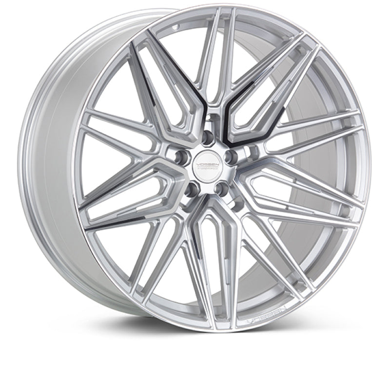 Vossen HF-7 20x9 / 5x120 / ET35 / Flat Face / 72.56 - Silver Polished Wheel