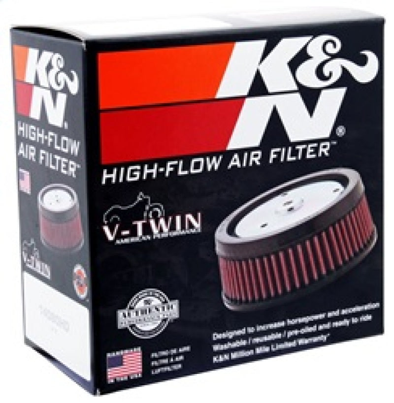 K&N Round Tapered 6.25in Base OD x 5.5in Top OD x 2.125in H Replacement Filter for Harley Davidson