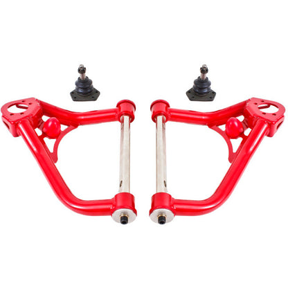 BMR 67-69 1st Gen F-Body Non-Adj. Upper A-Arms (Polyurethane) - Red BMR Suspension Control Arms