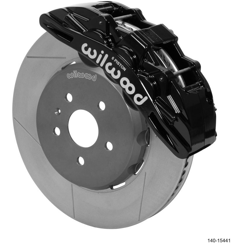 Wilwood SX6R Front Brake Kit 15in Lug Drive Rotor w/ Lines 16-19 Chevrolet Camaro Wilwood Big Brake Kits