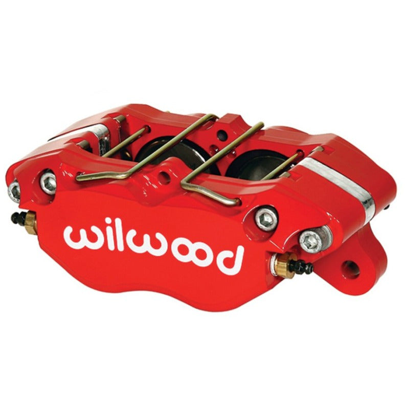 Wilwood Caliper-Dynapro 5.25in Mount-Red 1.00in Pistons .81in Disc Wilwood Brake Calipers - Perf