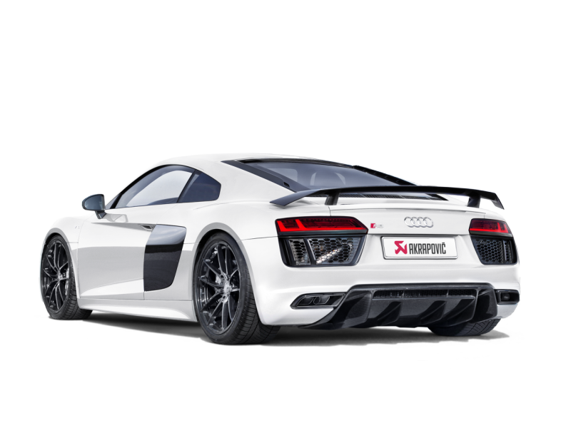 Akrapovic 16-17 Audi R8 5.2 FSI Coupe/Spyder Slip-On Line (Titanium) w/ Carbon Titanium Tips