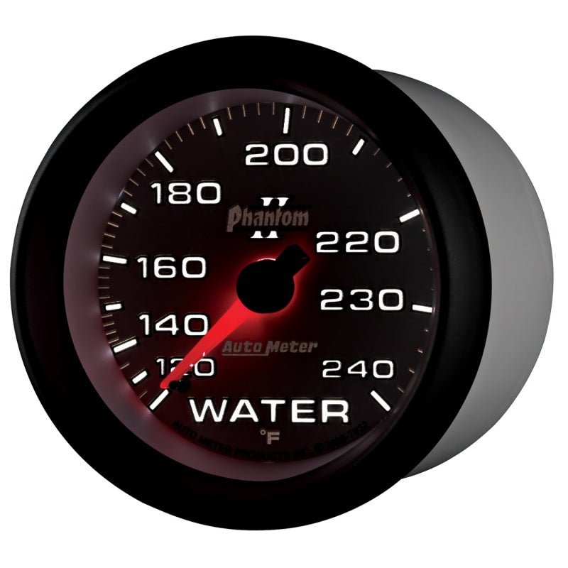 Autometer Phantom II 2-5/8in 120-240 Degree F Mechanical Water Gauge AutoMeter Gauges