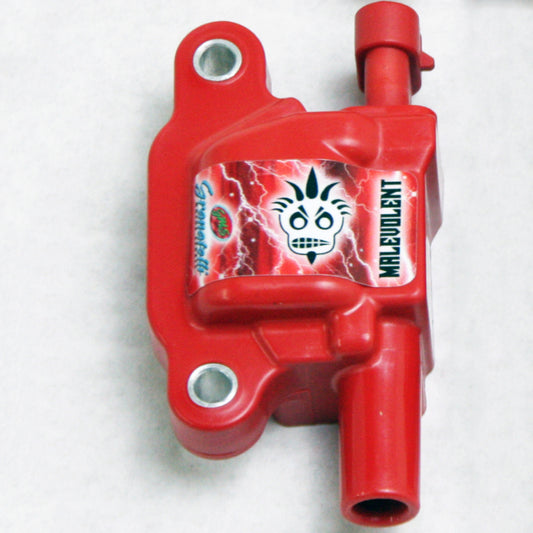 Granatelli 05-17 GM LS1/LS2/LS3/LS4/LS5/LS6/LS7/LS9/LSA Malevolent Coil Packs - Red (Single)