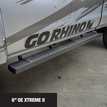 Go Rhino 6in OE Xtreme SideSteps - Chrome - 87in