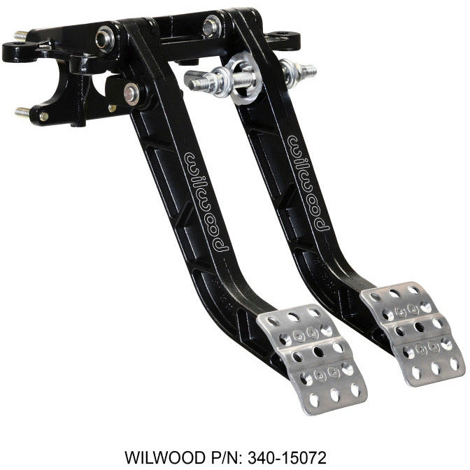 Wilwood Adjustable-Trubar Dual Pedal - Brake / Clutch - Fwd. Swing Mount - 6.25:1 Wilwood Pedals