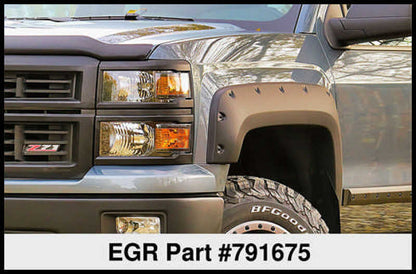 EGR 14+ Chev Silverado 5ft Bed Bolt-On Look Fender Flares - Set - Matte