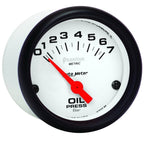 Autometer Phantom 2-1/16in 0-7 BAR Electric Oil Pressure Gauge AutoMeter Gauges