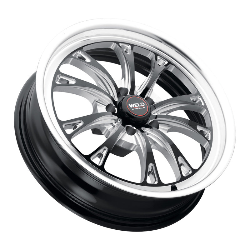 Weld Belmont Drag 18x5 / 5x120 BP / ET-23 BS2.1 Gloss Black MIL DIA 78.1 Weld Wheels - Cast