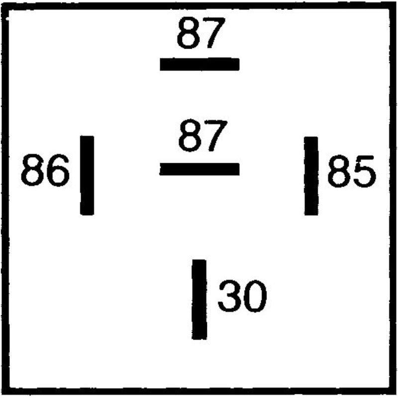 Hella Relay Mini Iso 5 Pole 24V Spst D87 Hella Light Accessories and Wiring