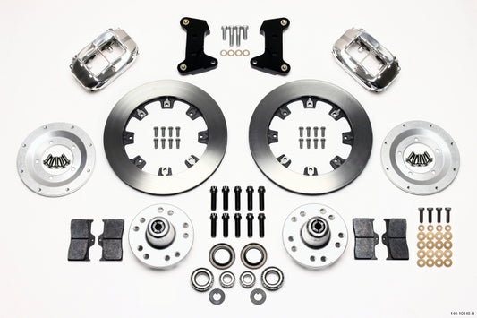 Wilwood Forged Dynalite Front Kit 12.19in Polished 74-80 Pinto/Mustang II Disc Spindle only