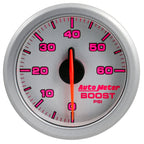 Autometer Airdrive 2-1/6in Boost Gauge 0-60 PSI - Silver AutoMeter Gauges
