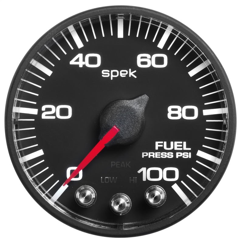 Autometer Spek-Pro - Nascar 2-1/16in Fuel Press 0- 100 psi Bfb Ecu AutoMeter Gauges