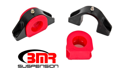 BMR Universal 1.375in Billet Aluminum Sway Bar Mount Mount (Polyurethane) - Black