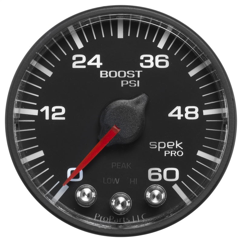 Autometer Spek-Pro 52.4mm 0-60 PSI Digital Stepper Motor Boost Gauge AutoMeter Gauges