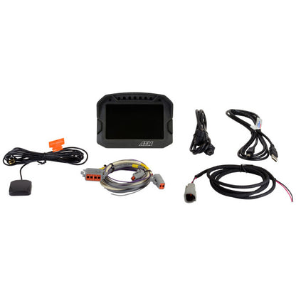 AEM CD-5LG Carbon Logging Digital Dash Display w/ Internal 10Hz GPS & Antenna AEM Gauges