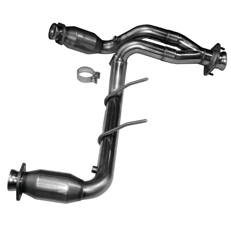 Kooks 09-10 Ford F-150/ Ford Raptor 5.4L 3V 2 1/2in x 2 1/2in OEM Exhaust GREEN Cat Y Pipe