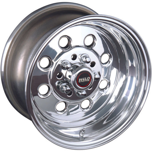 Weld Draglite 15x10 / 5x4.5 & 5x4.75 BP / 3.5in. BS Polished Wheel - Non-Beadlock Weld Wheels - Forged