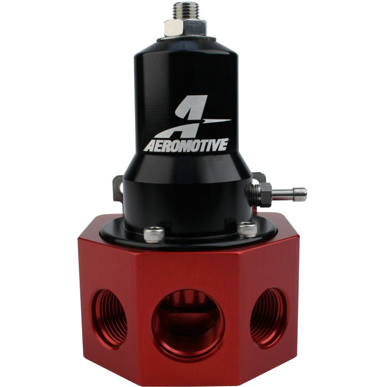 Aeromotive Regulator - 30-120 PSI - .500 Valve - 4x AN-08 and AN-10 inlets / AN-10 Bypass Aeromotive Fuel Pressure Regulators