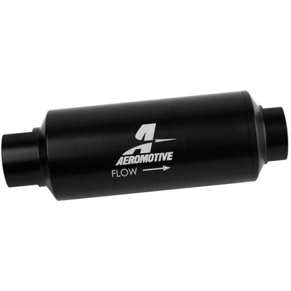 Aeromotive In-Line Marine Filter - AN-12 - 40 Micron SS Element - Black Hardcoat Finish Aeromotive Fuel Filters