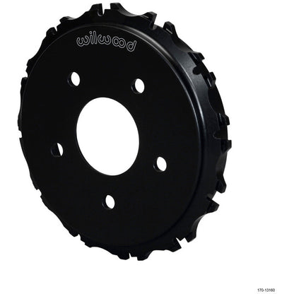 Wilwood Hat-Dynamic Park Brake 0.662in Offset 5 x 4.75 - 12 on 8.75in Wilwood Brake Rotors - 2 Piece