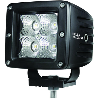 Hella HVF Cube 4 LED Off Road Kit - 3.1in 12W Spot Beam Hella Light Bars & Cubes