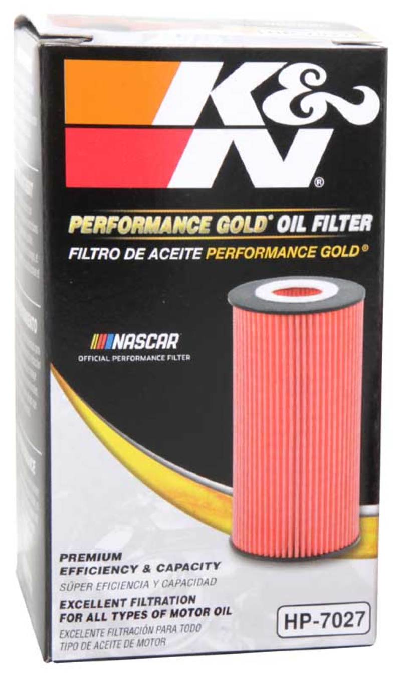 K&N Performance Oil Filter for 09-19 GM 1.4L / 1.6L / 1.8L w/ Hengst Filter Housing