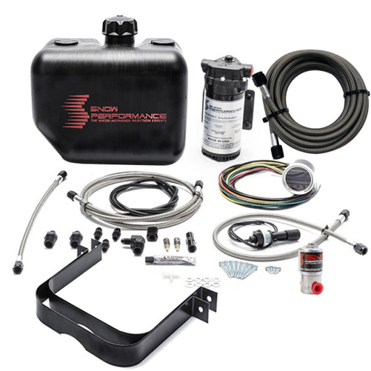 Snow Performance 2.5 Boost Cooler Water Methanol Injection Kit w/ SS Brd Line & 4AN Fittings Snow Performance Water Meth Kits
