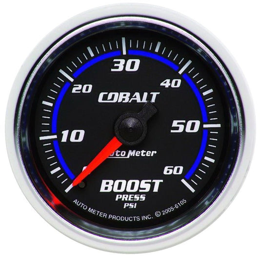 Autometer Cobalt 52mm 0-60psi Mechanical Boost Gauge AutoMeter Gauges