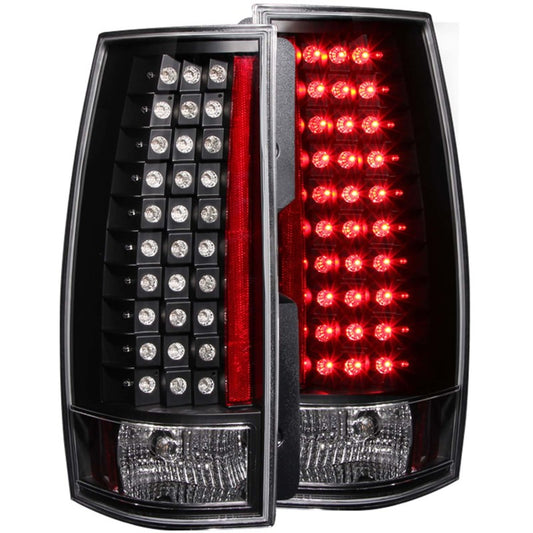 ANZO 2007-2014 Chevrolet Suburban LED Taillights Black G4