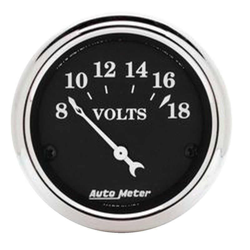 Autometer Old Tyme Black 5 Piece Kit (MPH/FUEL/OILP/WTMP/BAT) 55-59 Chevy Truck Direct-Fit Dash Kit AutoMeter Gauge Pod Components