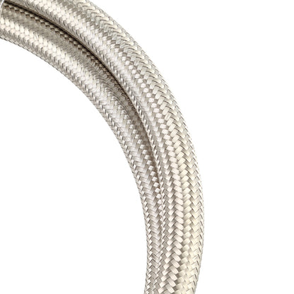 Mishimoto 3Ft Stainless Steel Braided Hose w/ -12AN Fittings - Stainless Mishimoto Oil Line Kits
