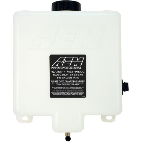 AEM V2 Water / Methanol 1.15 Gallon Methanol Injection Tank AEM Water Meth Components