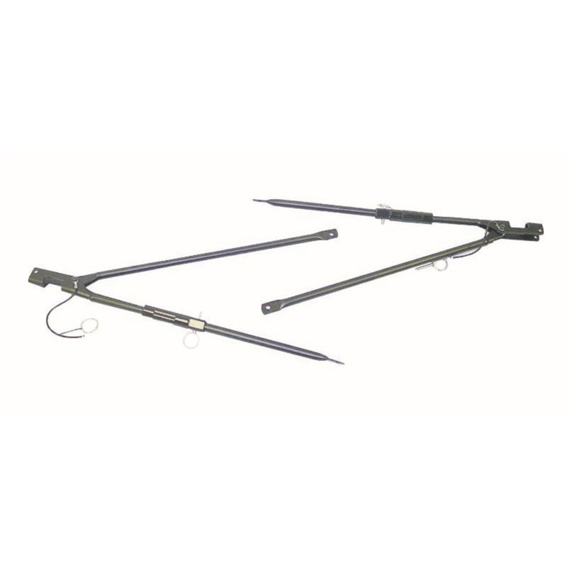 Rugged Ridge 87-95 Jeep Wrangler YJ Adjustable S-Top Spreader Bar Rugged Ridge Soft Tops