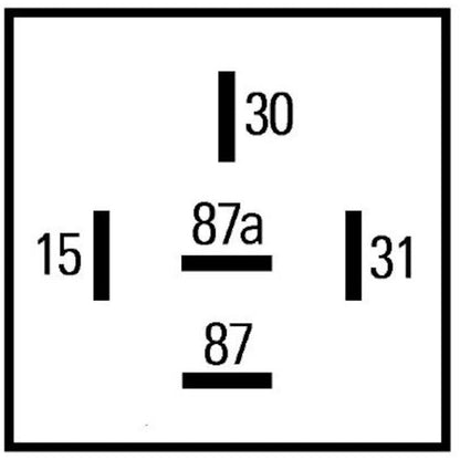 Hella Timer Control 12V 5Pin 0900S Delay On Hella Wiring Connectors