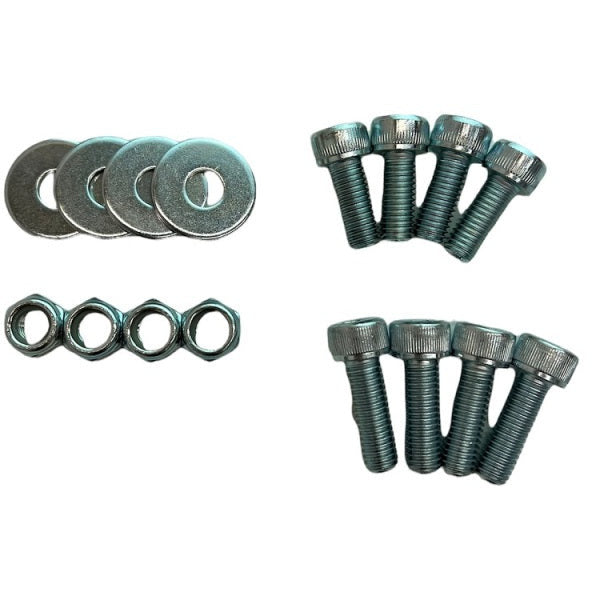 Sparco Seat Hardware Spacer Kit Bottom Mount - Silver Zinc SPARCO Seat Brackets & Frames