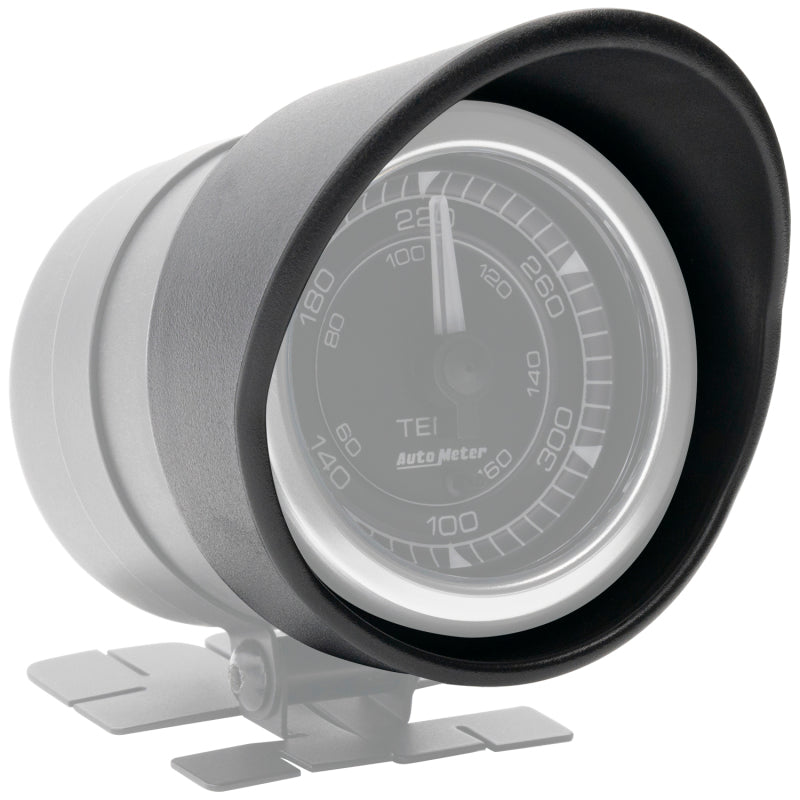 AutoMeter Gauge Visor 2-1/16in - Black AutoMeter Gauges