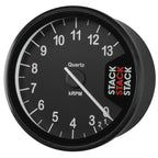 Autometer Stack Clubman Tachometer 80mm 0-3-13K RPM - Black AutoMeter Gauges