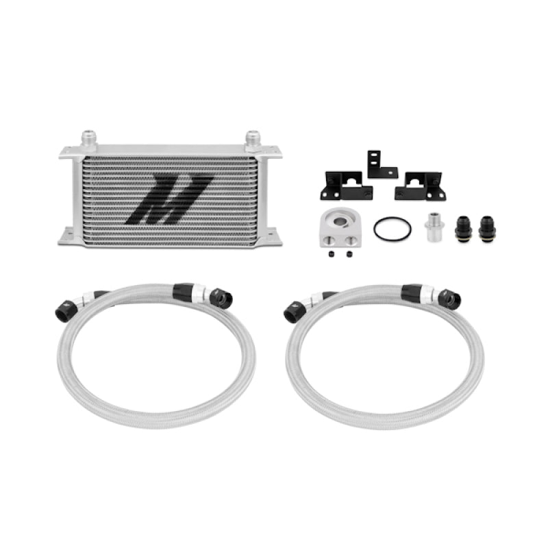 Mishimoto 07-11 Jeep Wrangler JK Oil Cooler Kit - Silver