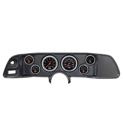 Autometer Sport-Comp 70-78 Camaro Dash Kit 6pc Tach / MPH / Fuel / Oil / WTMP / Volt AutoMeter Gauges