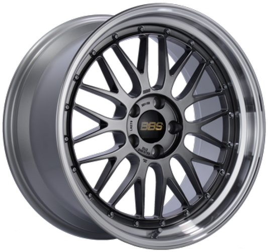 BBS LM 19x9.5 5x120 ET35 Diamond Black Center Diamond Cut Lip Wheel -82mm PFS/Clip Required