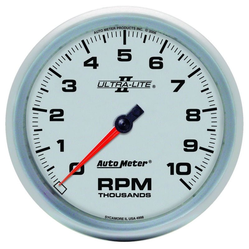 Autometer Ultra-Lite II 5 Inch 10000 RPM In-Dash Tachometer AutoMeter Gauges