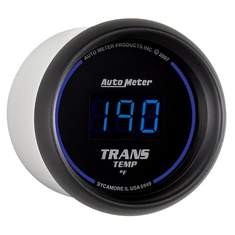 Autometer 52.4mm Black Digital Trans Temperature Gauge AutoMeter Gauges