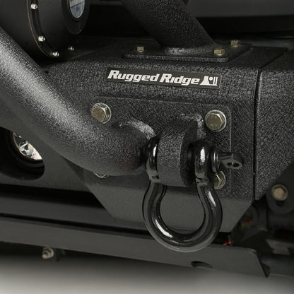 Rugged Ridge Black 9500lb 3/4in D-Ring Rugged Ridge Shackle Kits