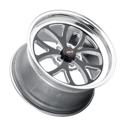 Weld S76 20x10.5 / 5x115mm BP / 5.3in. BS Black Wheel (High Pad) - Non-Beadlock Weld Wheels - Forged