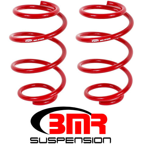BMR 15-17 S550 Mustang Front Performance Version Lowering Springs - Red BMR Suspension Lowering Springs