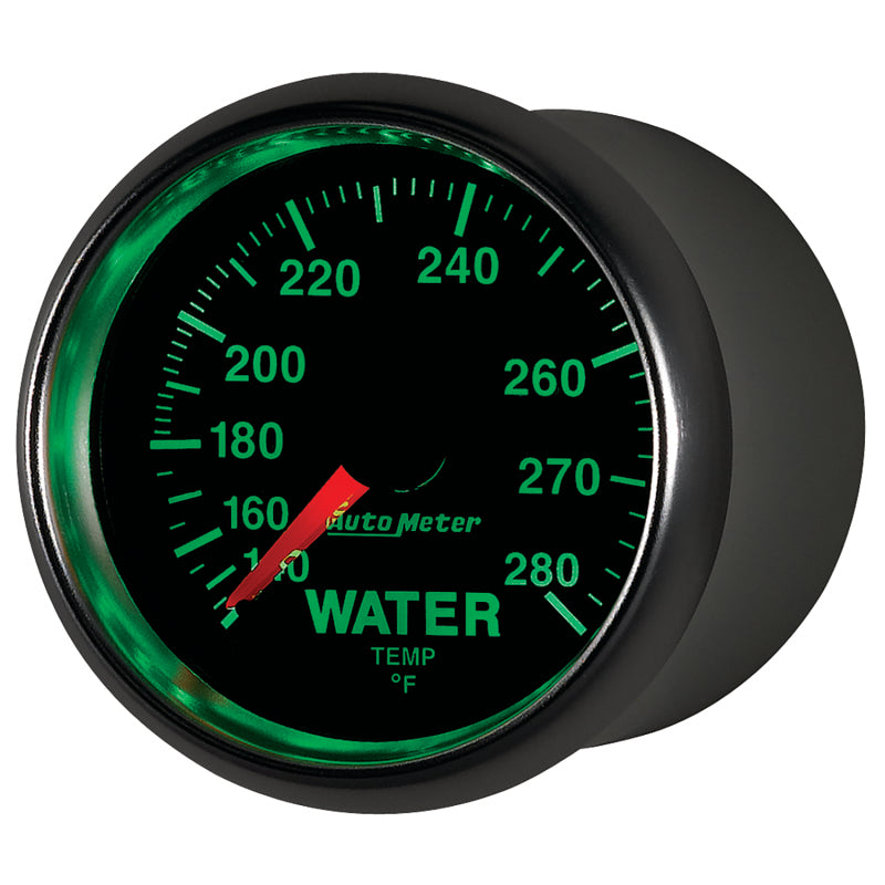 AutoMeter Gauge Water Temp 2-1/16in. 140-280 Deg. F Mechanical Gs AutoMeter Gauges